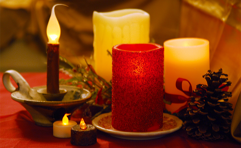 holiday fire safety candles