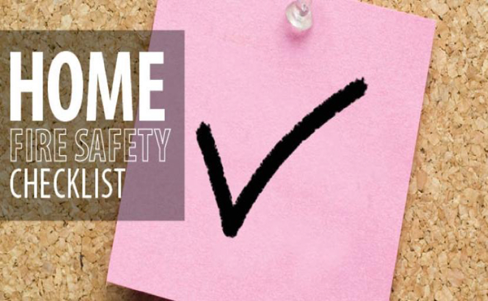 home fire safety checklist